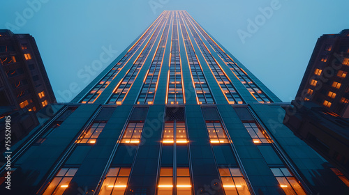 Wallpaper Mural A very tall building covered in windows Torontodigital.ca