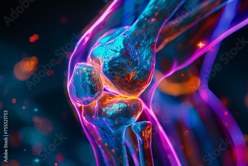 Arthritis and Joint Inflammation Conceptual Artistic Image