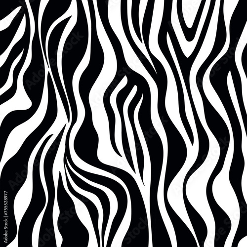 Soyut zebra deseni. Vektör illüstrasyonu.	