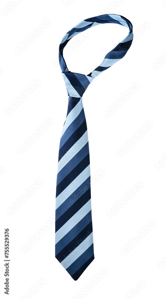 Elegant striped tie isolated on white background. Elegant striped tie isolated on white background.