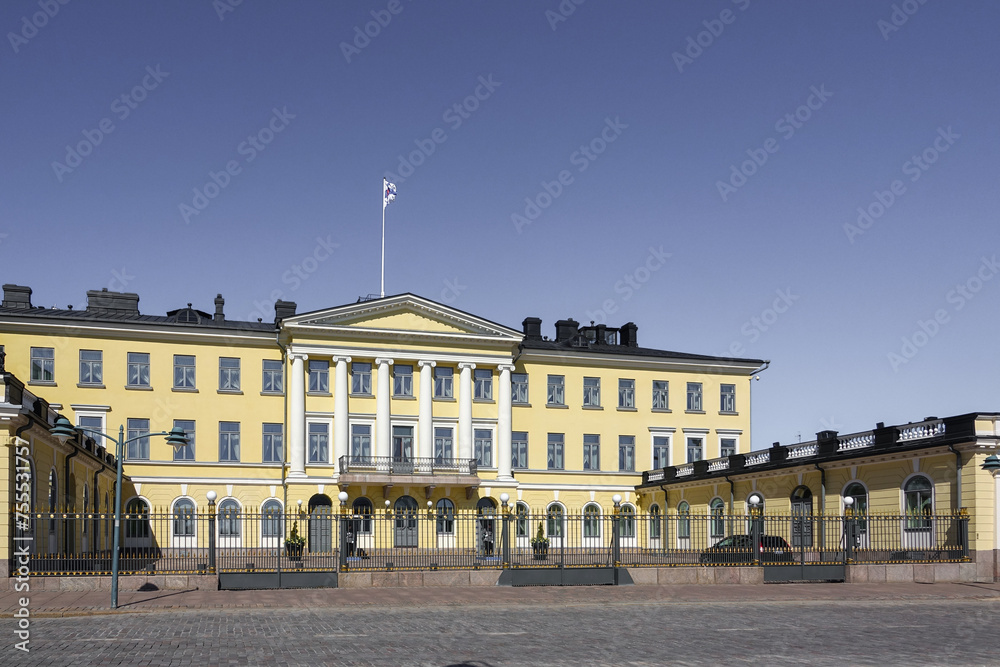 Naklejka premium Presidential palace (built in 1820), Helsinki, Finland