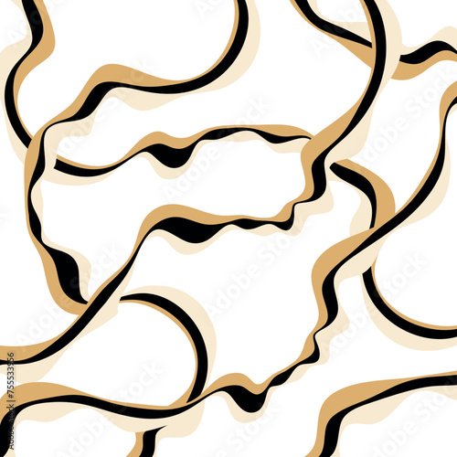 Abstract wave pattern. Vector Illustration.