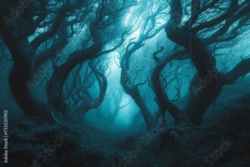 Whimsical Haunted Forest