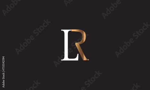LR, RL, R , L Abstract Letters Logo Monogram