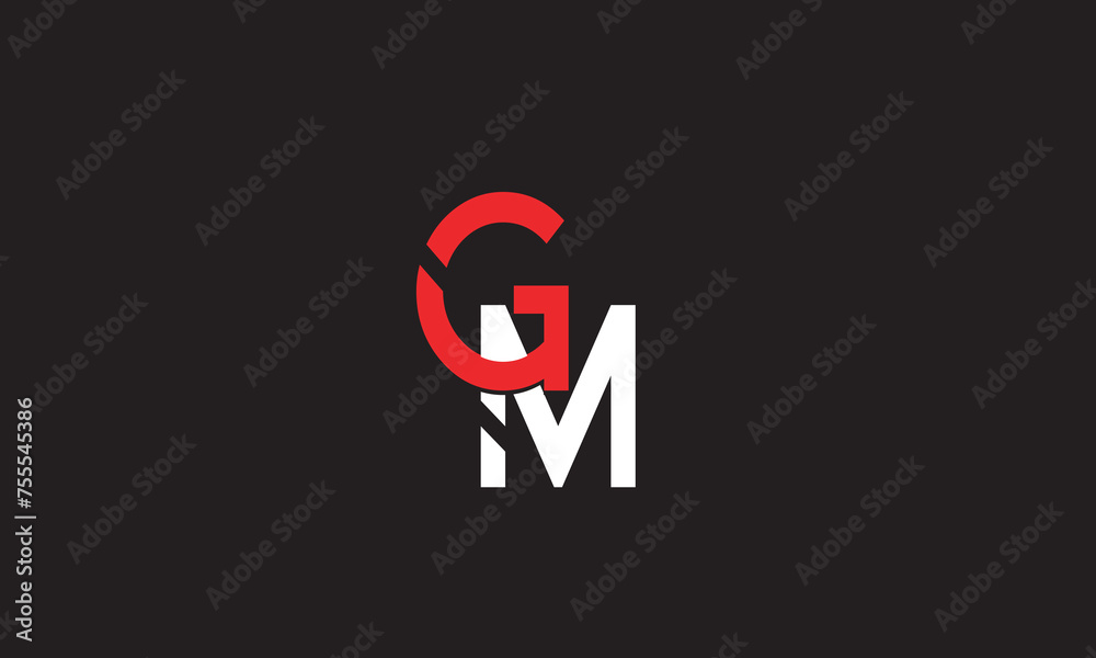GM, MG , G , M , Abstract Letters Logo Monogram GM, MG , G , M , Abstract Letters Logo Monogram