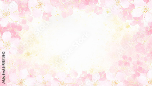 桜の背景素材