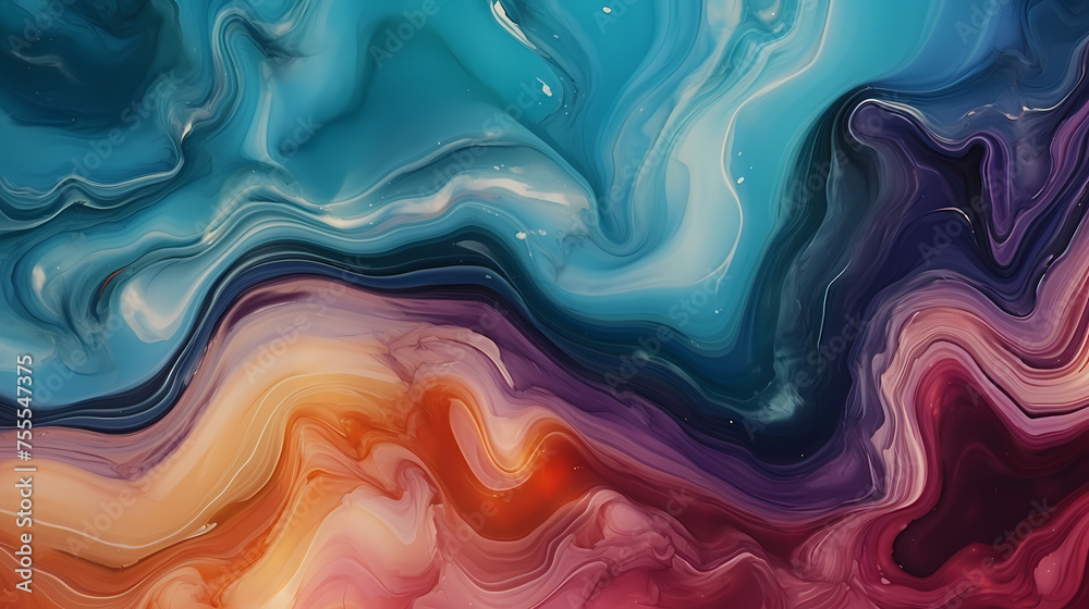 Fototapeta premium Marble ink paint background texture for a luxurious backdrop