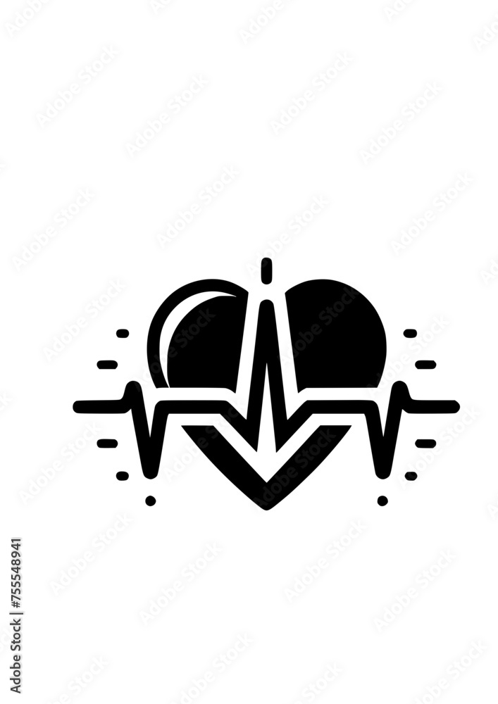 Heartbeat Svg, Heartbeat Clipart, Heartbeat Cricut, Cut file for Cricut, Nurse Svg, Heartline Svg, Healthcare Svg