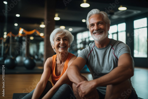 Elderly people keeping moving with exercises and sports. Concept of vitality and well-being.