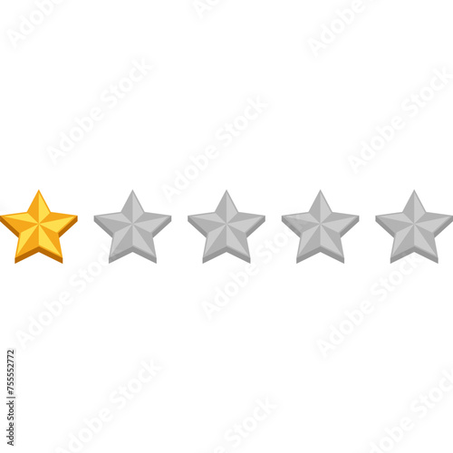 Fototapeta Naklejka Na Ścianę i Meble -  Star Rating Icon