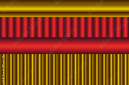 Illustration of luxurious red and gold theater curtains, evoking anticipation for a grand stage performance or elegant event.