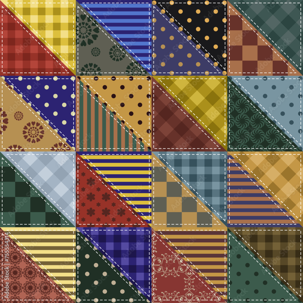 patchwork background with different patterns patchwork background with different patterns