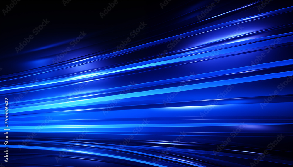 blue neon lines on black background. futuristic abstract background blue neon lines on black background. futuristic abstract background