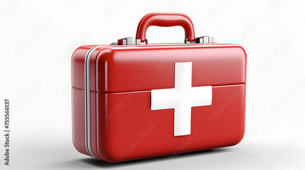 First Aid Kit icon 3d rendering First Aid Kit icon 3d rendering