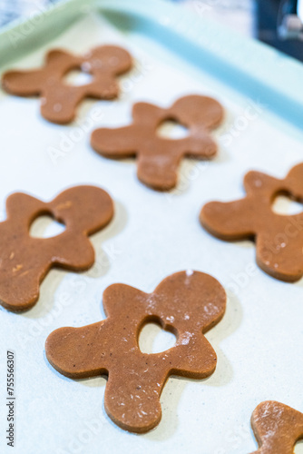 Chilled Gingerbread Cookies Ready for Baking