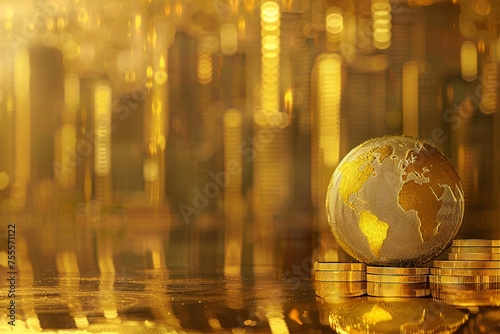 finance, BTC, crypto and stock prices and chart showing stock market