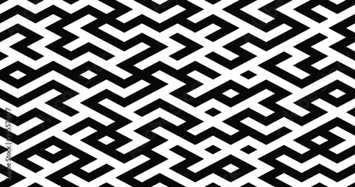 Maze Geometry Pattern Background Overlay