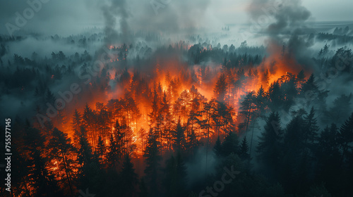 Gigantic wildfire devastates natural habitats, urgent call for environmental protection