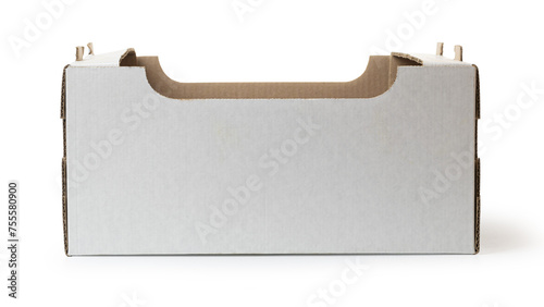 Fototapeta Naklejka Na Ścianę i Meble -  Cardboard box for vegetables, fruits and other things.