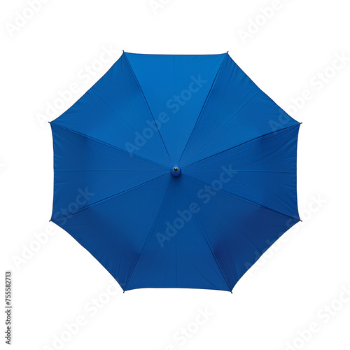 isolated illustration of blue umbrella. Created with Generative AI