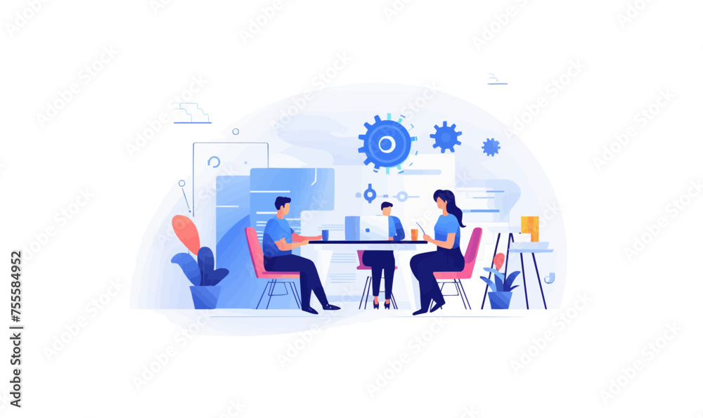 Attorney vector flat minimalistic isolated illustration Attorney vector flat minimalistic isolated illustration