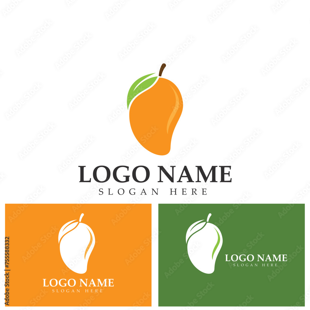 mango icon vector illustration design template