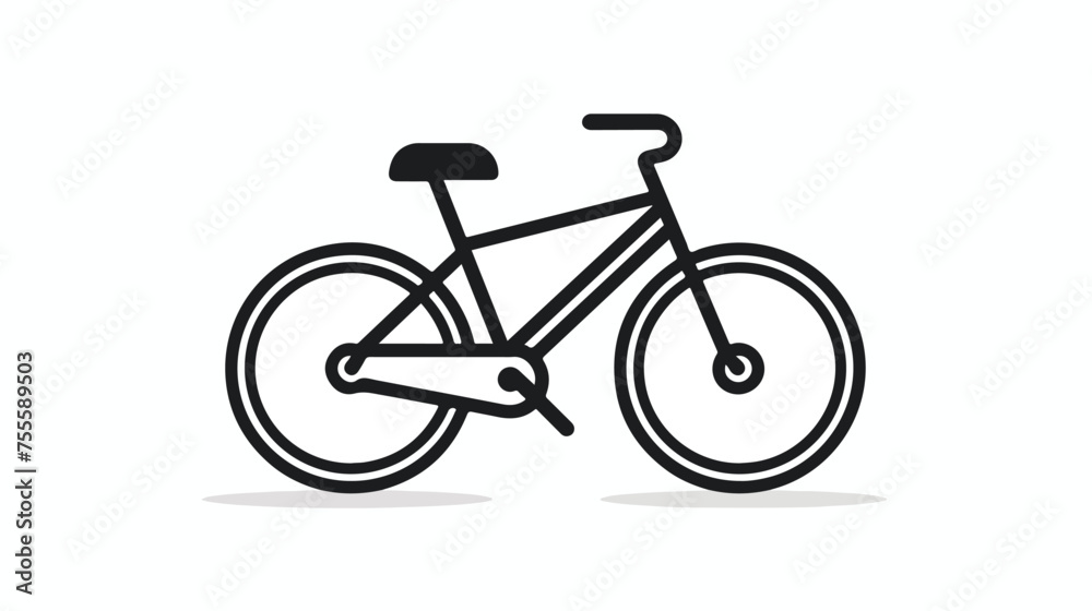 Bike icon suitable for infographics