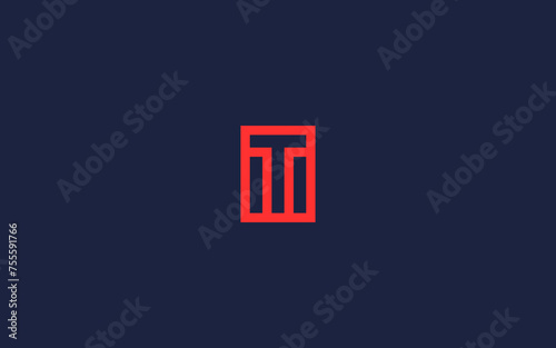 letter t square logo icon design vector design template inspiration
