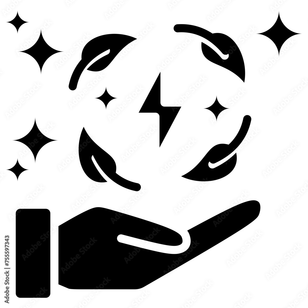 Clean Energy Icon For Design Element Clean Energy Icon For Design Element