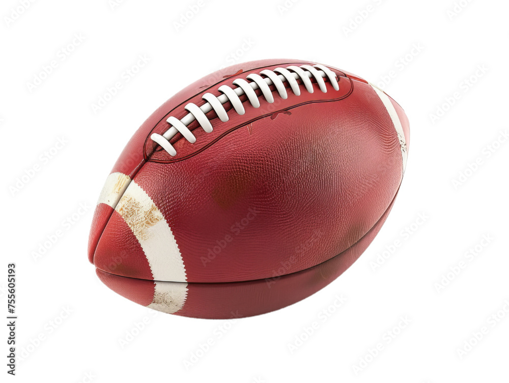 A close up of ball for American football. A close up of ball for American football.