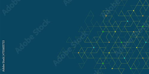 Minimalistic vector texture with triangles pattern. Creative idea of modern design with abstract geometric background photo