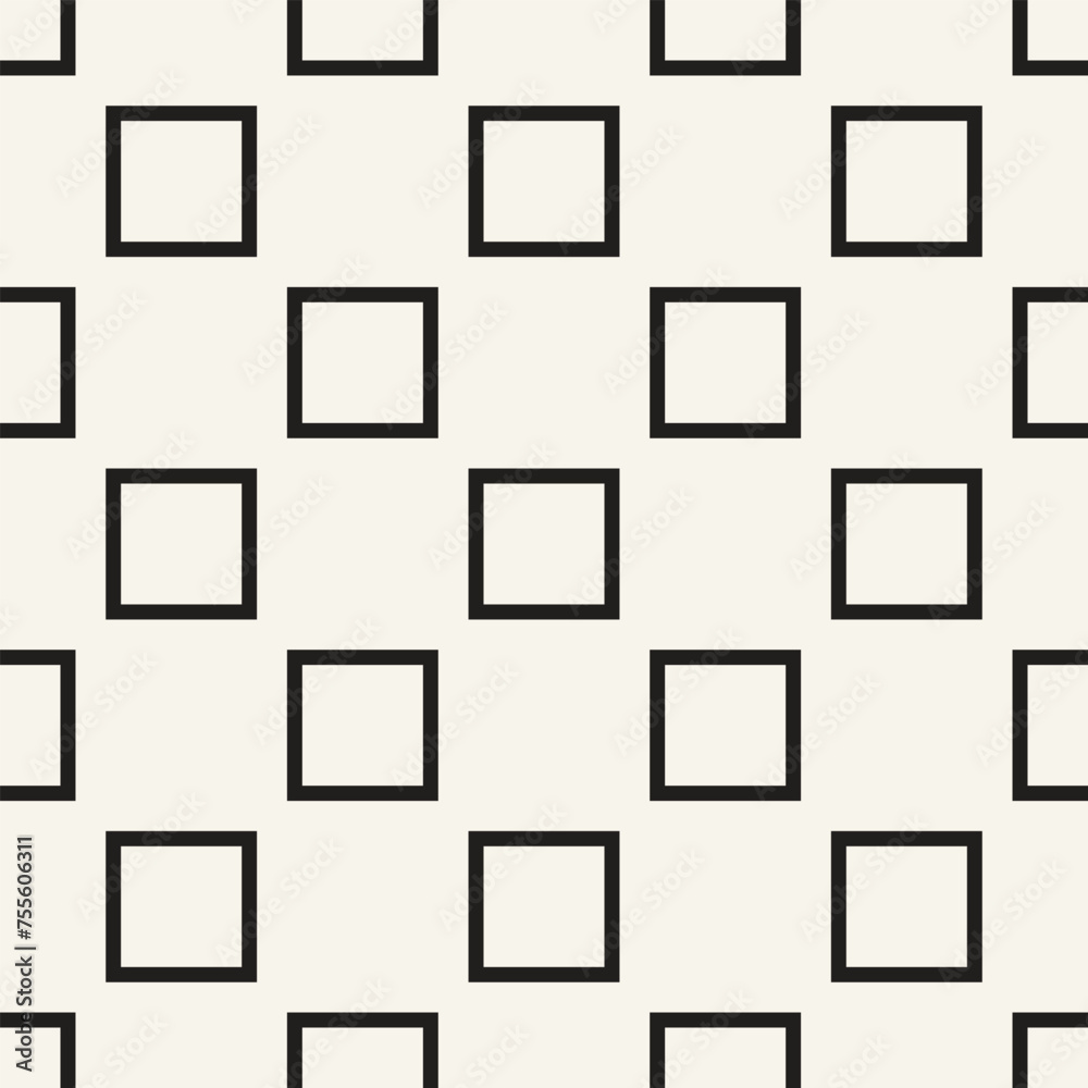 Vector seamless pattern. Repeating geometric elements. Stylish monochrome background design. Vector seamless pattern. Repeating geometric elements. Stylish monochrome background design.