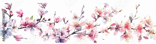 Watercolor blossom harmony random chords photo