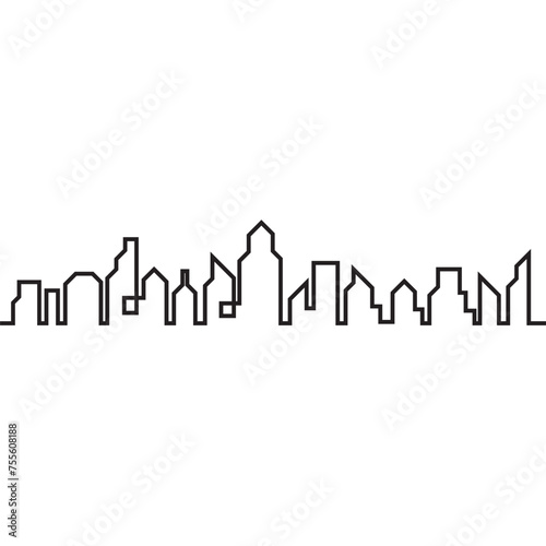 city skyline background vector illustration design