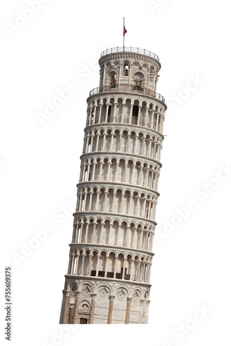 Florence Cathedral in Rome, Italy isolated on transparent white. Design element