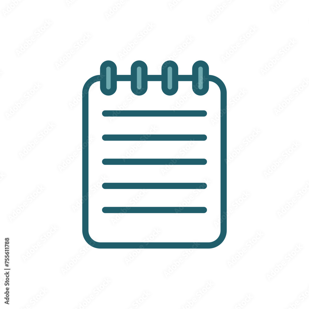 note book icon vector design template simple and clean note book icon vector design template simple and clean
