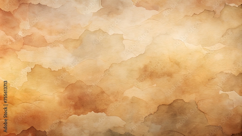 brown watercolor background with a cloudy texture