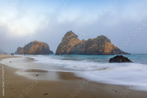 Sunset on a California beach