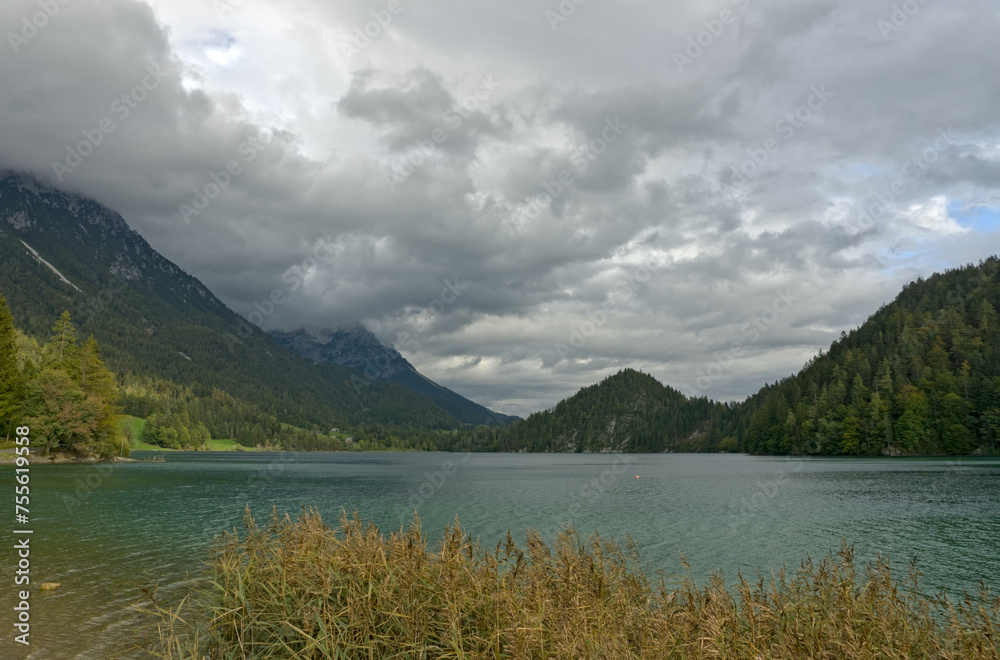 The Hintersteinersee in the Austrian Alps