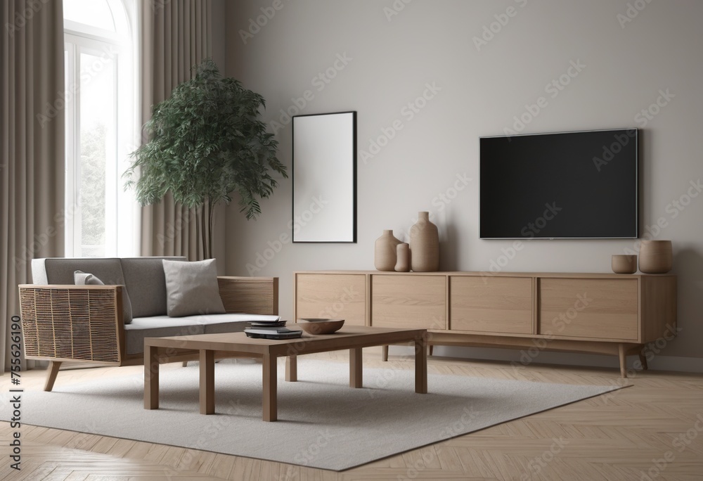 Fototapeta premium living room interior