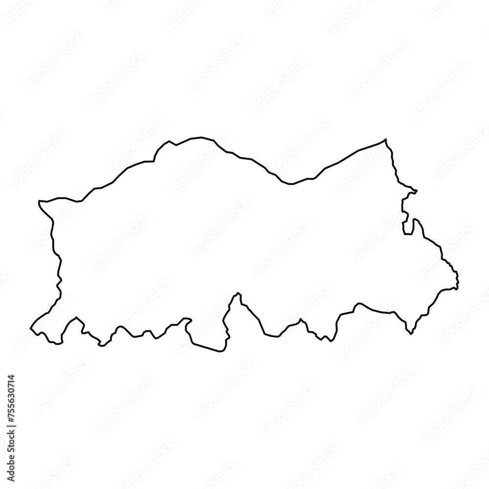 Baucau Municipality map, administrative division of East Timor. Vector illustration. Baucau Municipality map, administrative division of East Timor. Vector illustration.