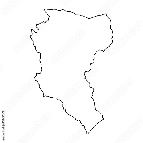 Manatuto Municipality map, administrative division of East Timor. Vector illustration. photo
