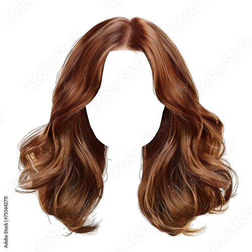 woman hair from front view