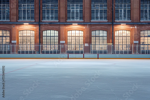 facade of a hockey stadium
