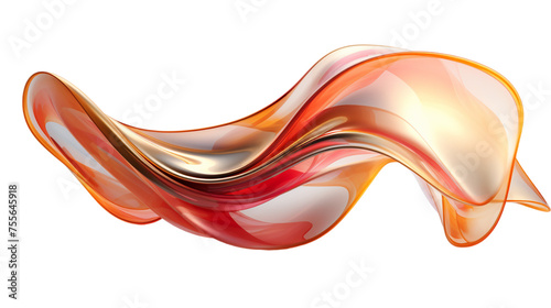 abstract 3d rendered illustration of a wave 