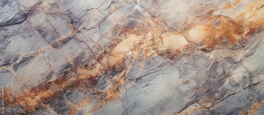 This close up view showcases the intricate details and patterns of a marble surface, highlighting its smooth texture and natural veining. The marble appears to be a high-quality material suitable for This close up view showcases the intricate details and patterns of a marble surface, highlighting its smooth texture and natural veining. The marble appears to be a high-quality material suitable for
