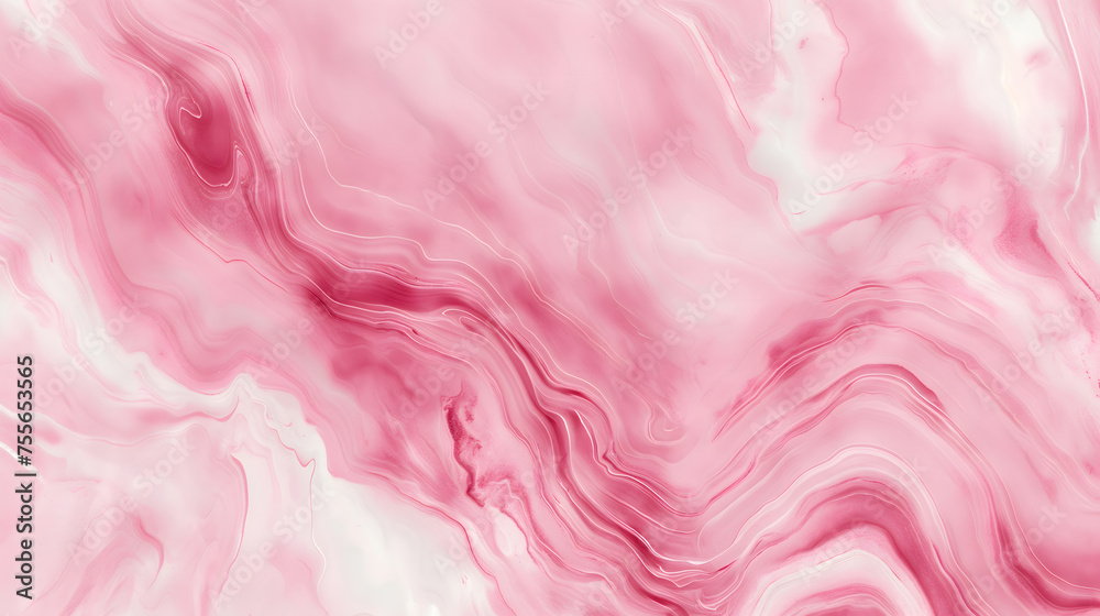 Captivating Pink Marble Texture with Fluid Patterns for Design