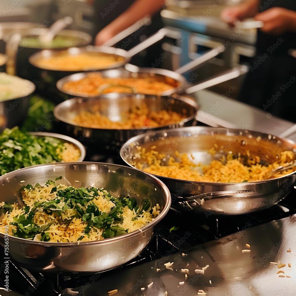 Indian cooking class learning to make biryani interactive and fun