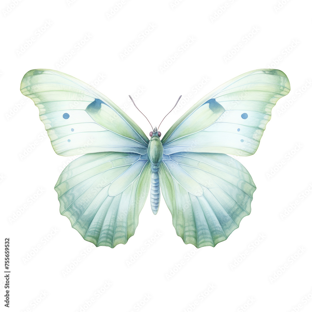 Vibrant Watercolor Butterfly Illustration isolated Vibrant Watercolor Butterfly Illustration isolated