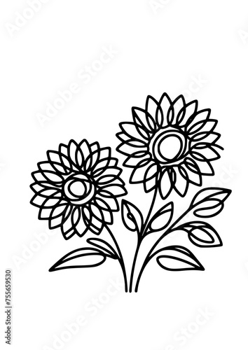 Sunflower Svg  Sunflower Clipart  Sunflower Cricut  Sunflower Cut file  Flower Svg  Two Sunflower Svg  Sunflowers Bouquet Svg